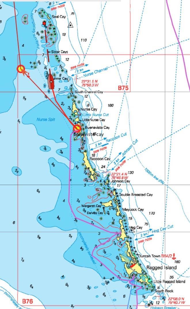 Ragged islands. Bahamas © SV Taipan